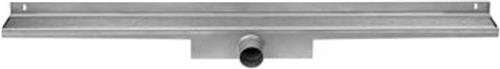 Easy Drain Compact 30 wall zero douchegoot 6x120cm enkele plaat met zijuitloop RVS