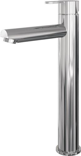 Brauer Chrome Edition wastafelmengkraan verhoogd met type HD4 greep opbouw ColdStart gepolijst chroom