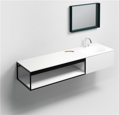 Clou Frame planchet 106.8x50.3cm inleg Aluite wit