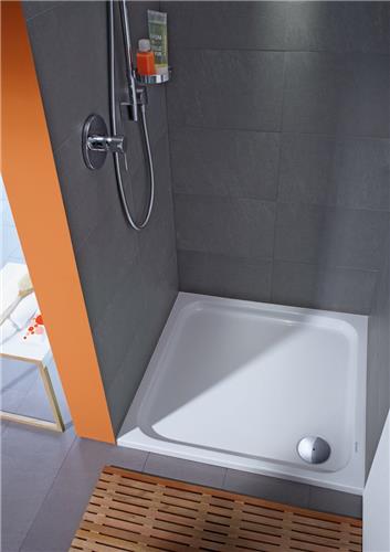 Duravit D-code douchebak 90x90x8.5cm vierkant acryl wit