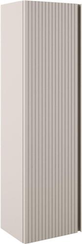 Saniclass Prime Blend Hoge Kast - 120x34.5x27.5cm - 1 deur - mat cotton (beige) - MDF