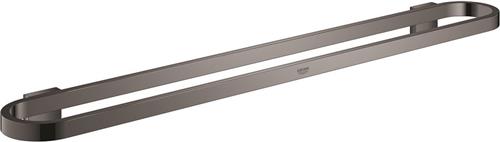 GROHE Selection Handdoekhouder 600 mm Of Houder Voor Glazen Planchet - Hard Graphite (donker grijs) - 41056A00