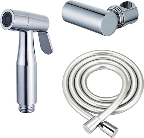 Fortifura Calvi Bidetset - handdouche - slang 150cm - houder - chroom
