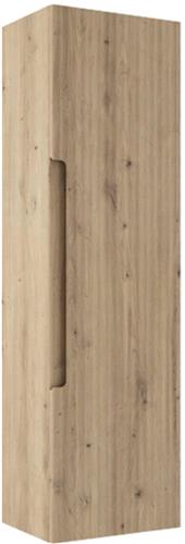 Saniclass Prime Balance Hoge Kast - 120x34.5x34.5cm - 1 deur - rustiek eiken - MDF
