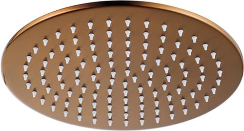 Fortifura Calvi Hoofddouche 25cm rond 7mm Geborsteld koper PVD (Koper)