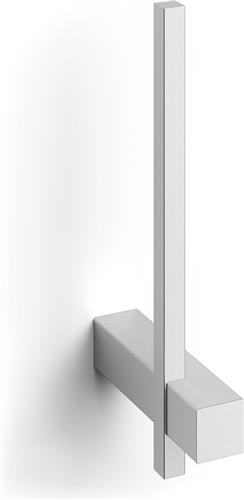 Zack Carvo reserverolhouder 2,3x19,5x10cm Mat Gesatineerd RVS