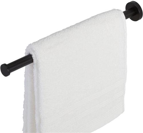 Geesa Nemox Handdoekrek 1 arm Zwart