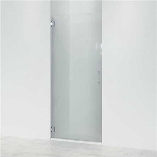 Saniclass Neptune Douchedeur - 100x200cm - profielloos - veiligheidsglas - anti kalk - chroom