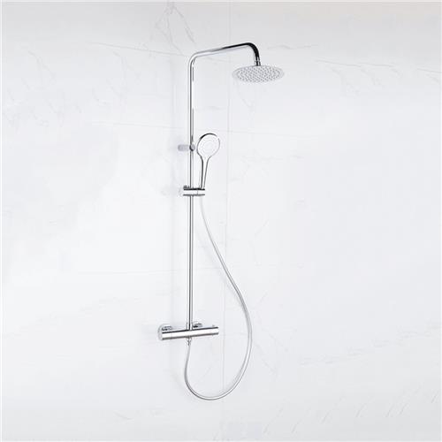 Adema Sparkle 2.0 regendoucheset - Met thermostaat - Hoofddouche 20cm - Handdouche 3 standen - Chroom
