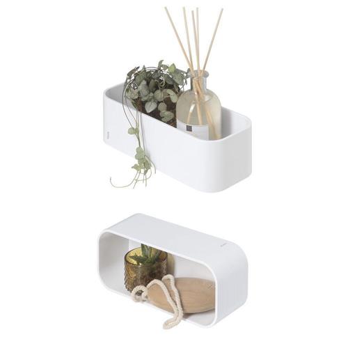 Tiger 2-Store - Wandrek - Doucherek 25 cm - Zonder boren - Wit