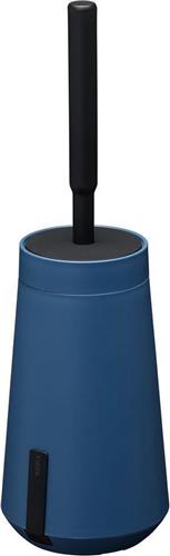 Tiger Tess - Toiletborstelhouder met Swoop® borstel flexibel - Zelfklevend - Blauw / Zwart