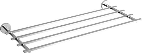 Clou Flat handdoekrek 60cm dubbel Chroom