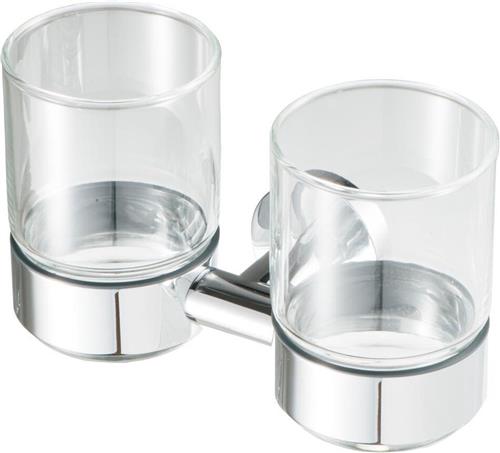 Geesa Nemox Glashouder met glas dubbel - Chroom