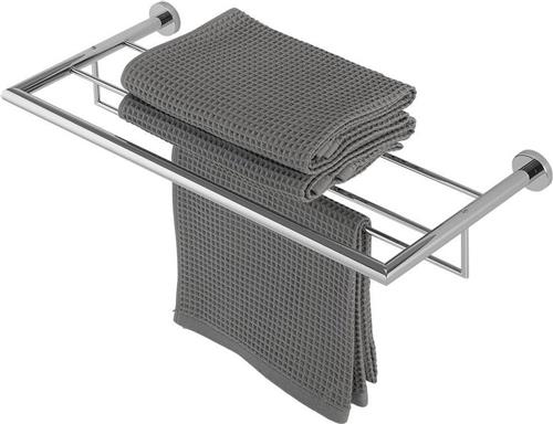 Geesa Nemox Handdoekrek met planchet - 60 cm - Chroom