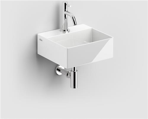 Clou Flush fontein 28x27cm inclusief plug met kraangat keramiek glanzend wit