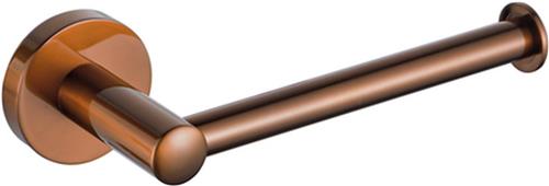 Fortifura Calvi toiletrolhouder/reserverolhouder - zonder klep - rond - PVD - Geborsteld koper