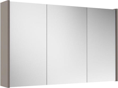 Saniclass Prime Spiegelkast - 100x63x16cm - inclusief zijpanelen - taupe