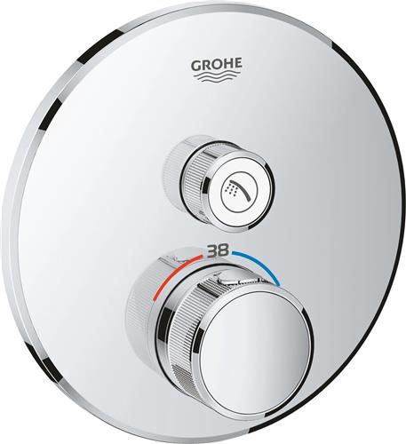 GROHE Grohtherm SmartControl Thermostatiche Douchekraan - Inbouw mengkraan - Rond - Chroom