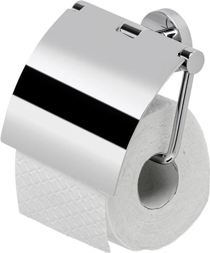 Geesa Nemox Toiletrolhouder met klep - Chroom