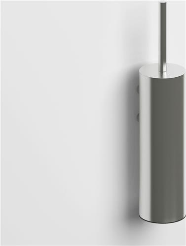 Clou Sjokker toiletborstelgarnituur 8x37.2cm wandmodel rvs geborsteld