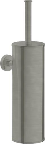 Toiletborstelgarnituur Hotbath Cobber Wandmodel Geborsteld Nikkel
