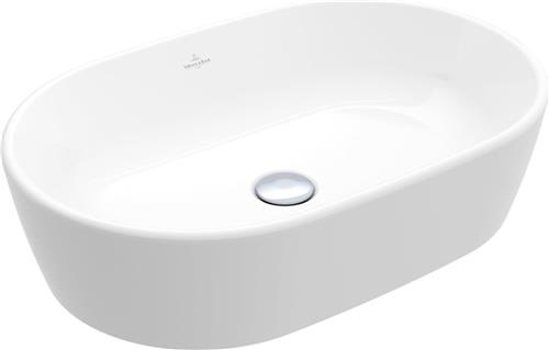 Villeroy & Boch Architectura waskom 60x40x15.5cm - Ovaal met overloopgat Wit Alpin glans Ceramic