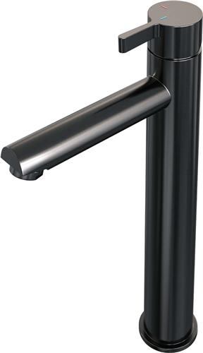 Brauer Gunmetal Edition Wastafelmengkraan opbouw - hoog - model E PVD - geborsteld gunmetal