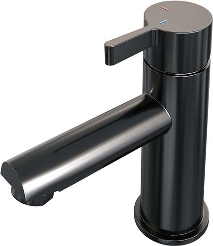 Brauer Gunmetal Edition Wastafelmengkraan opbouw - laag - model E - PVD - geborsteld gunmetal