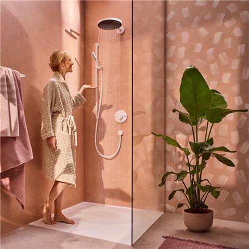 hansgrohe Pulsify S staafhanddouche 100 1jet EcoSmart mat zwart