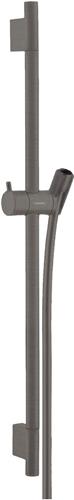 Hansgrohe glijstang Unica S puro 65 cm met doucheslang Brushed Black Chrome