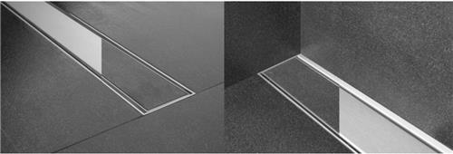 Easy Drain Multi TAF afvoergoot enkele plaat 120cm met Zero design rooster RVS