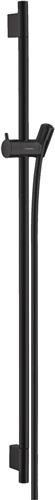 hansgrohe Unica S Puro glijstang 90 cm met doucheslang mat zwart