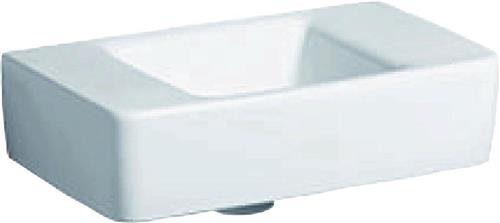 Geberit Renova Plan fontein compact zonder kraangat zonder overloop 40x25x15cm wit