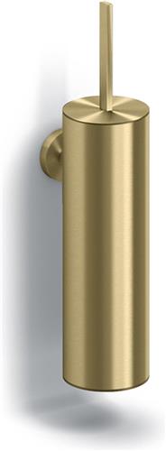Clou Flat toiletborstelgarnituur wandmodel goud geborsteld PVD