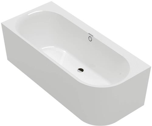 Villeroy & Boch Oberon 2.1 - Bad 18x8 cm, links, alpine wit UBQ180OBN9CL00VD01