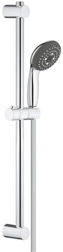 GROHE Vitalio Start Doucheset 100 - Ø 10 cm - Waterbesparend - 3 straalsoorten - Chroom