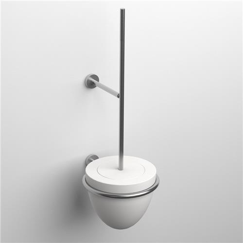 Clou Slim toiletborstelgarnituur rvs geborsteld en aluite CL/09.03042.41