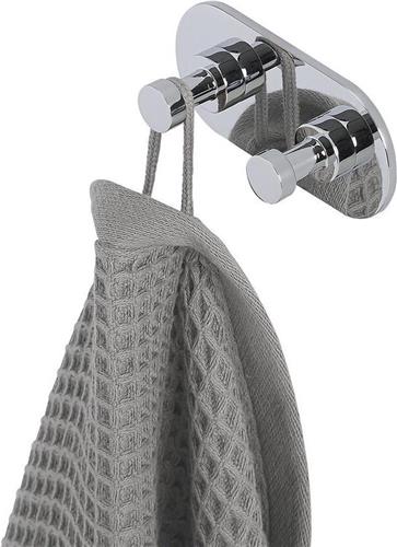 Geesa Nemox Handdoekhaak dubbel - Chroom