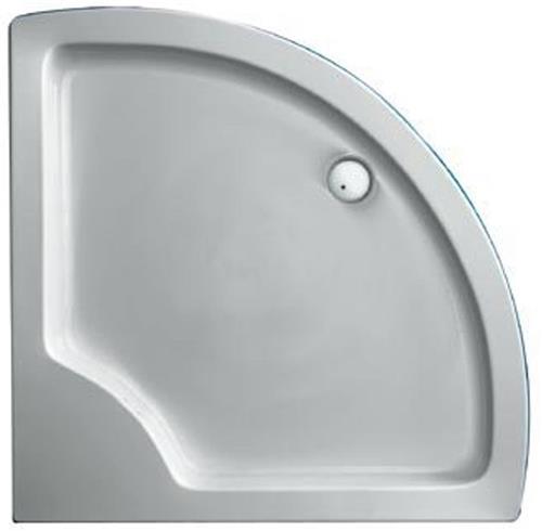 Plieger Luxury Douchebak - Acryl - Kwartrond - 90 cm X 90 cm X 18.5 cm - Wit - 20 jaar - garantie