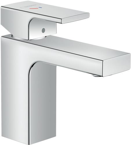 hansgrohe Vernis Shape ééngreeps wastafelmengkraan 100 met trekwaste chroom