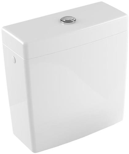Villeroy & Boch Subway 2.0 duoblokreservoir + binnenwerk met dualflush spaarknop met zij /achteraansluiting wit