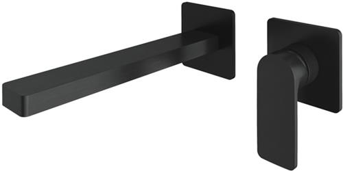 Hotbath Gal Afbouwdeel voor inbouwwastafelmengkraan Geborsteld Gunmetal PVD